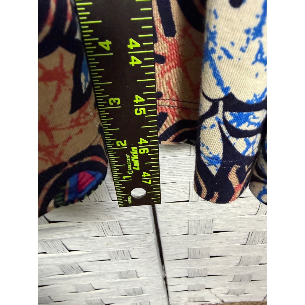 Meadow Rue Anthropologie Dress Mixed Floral Geometric V-Neck travel, tropical - Picture 9 of 11